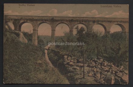 Treffry Viaduct Luxulyan Valley Postcard