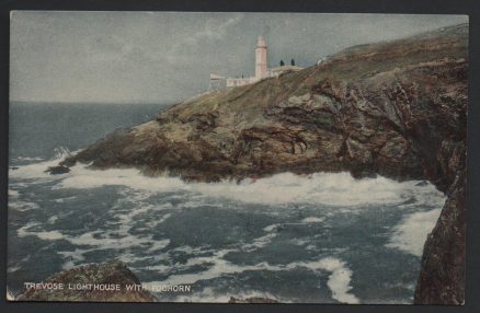 Lighthouse Trevose Foghorn Postcard