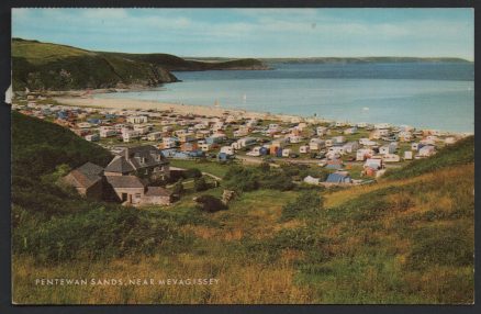 Pentewan Mevagissy Caravans Postcard