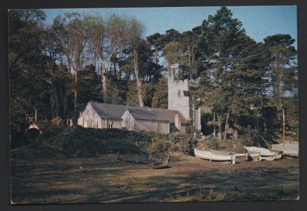 St. Just-in-Roseland Church Cornwall Postcard