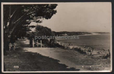 Mudeford Avon Beach 1956 Postcard