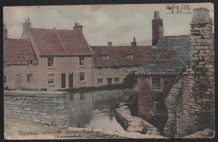 Swanage Mill Pond Vintage Postcard