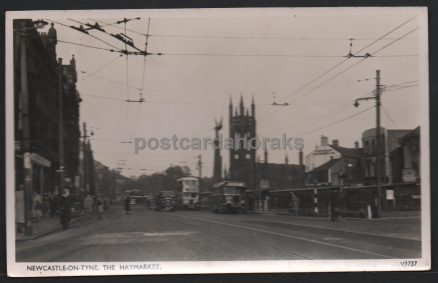 Newcastle-On-Tyne Haymarket RP Postcard