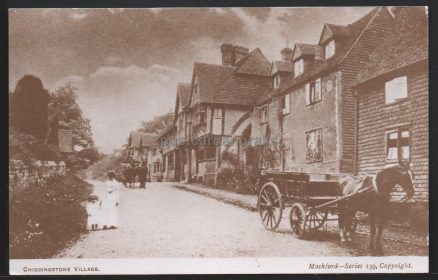 Chiddingstone Village Kent Postcard