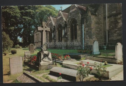 Bladon Churchill Graves Postcard