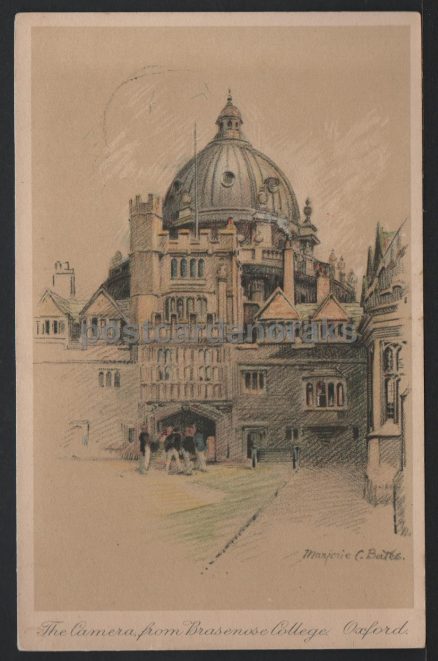 Brasenose College Oxford Camera Postcard