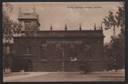 Trinity College Chapel Oxford Postcard