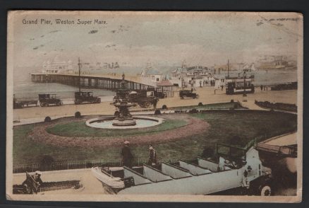 Weston Super Mare Pier 1929 Postcard