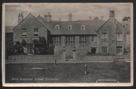 Ilminster Girls Grammar School 1940 Postcard