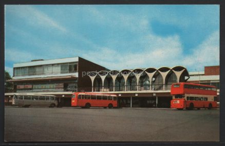 Hanley Bus Station Postcard