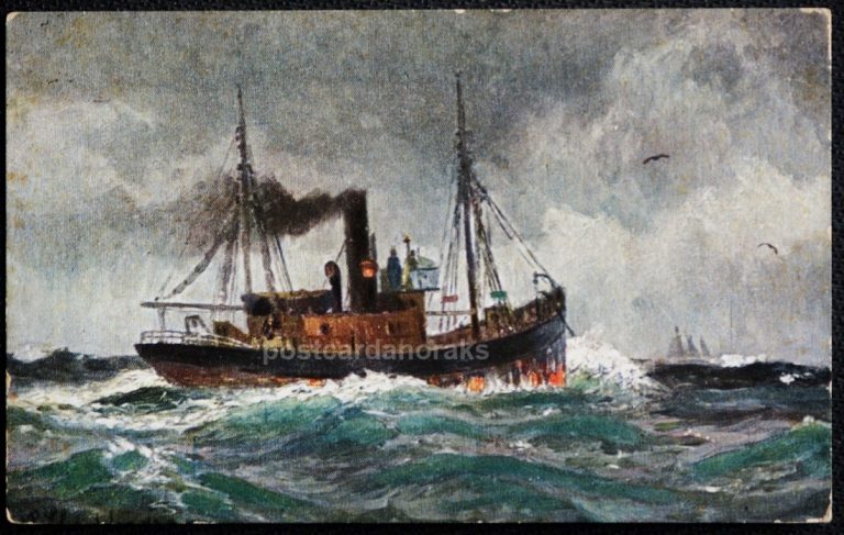 Steamship Defco Series 1906 Postcard