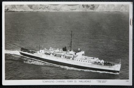 SS Halladale Townsend Ferries Postcard