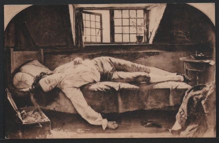 Death Of Chatterton Tate Gallery c. 1918 Postcard