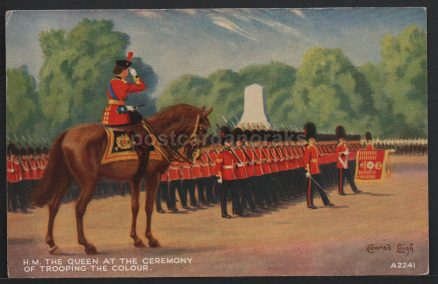 Queen Elizabeth II Conrad Leigh Postcard