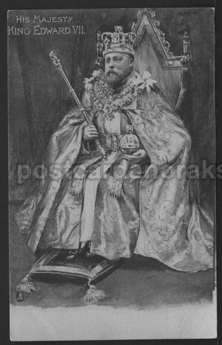 King Edward VII Raphael Tuck Postcard