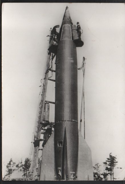 German V2 Rocket IWM Postcard