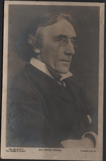 Sir Henry Irving 1905 Duplex Postcard