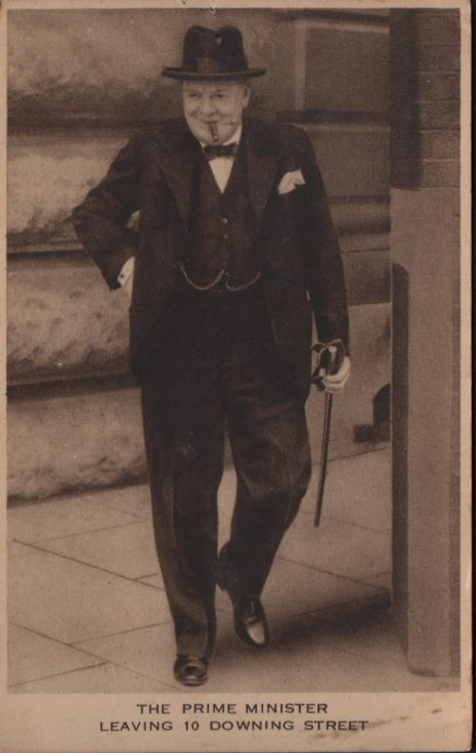 Sir Winston Churchill Photochrom Postcard