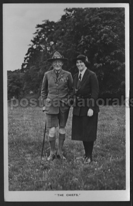 Baden Powell Portrait Postcard