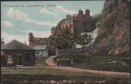 Dumbarton Castle c.1918 Postcard