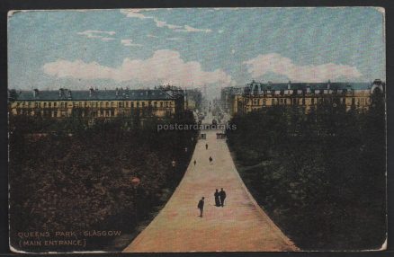 Glasgow Queens Park 1904 Postcard