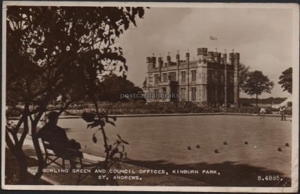 Kinburn Park St. Andrews 1955 Postcard