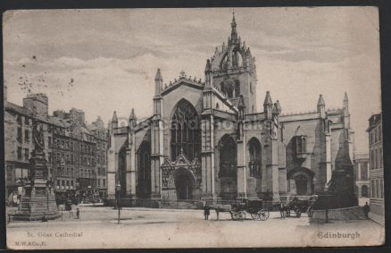 St. Giles Cathedral Edinburgh 1904