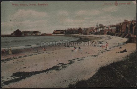 North Berwick West Beach 1907 Postcard