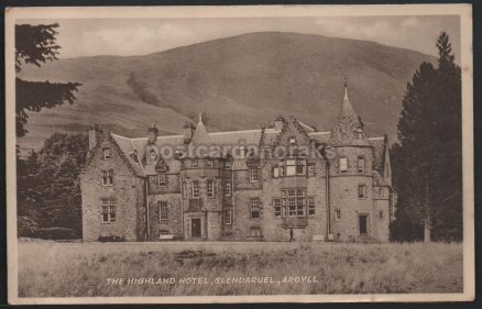 Glendaruel Highland Hotel Postcard