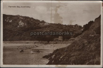 Guernsey Fermain Bay1939 Postcard