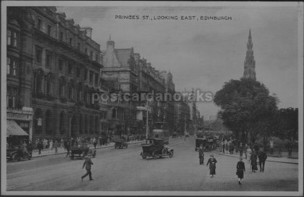 Edinburgh Princes Street Postcard