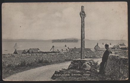 Macleans Cross Iona c1920's Postcard