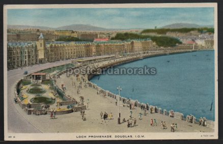 Douglas Loch Promenade 1951 Postcard