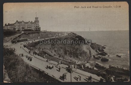 Port Jack Groudle I.O.M. 1912 Postcard