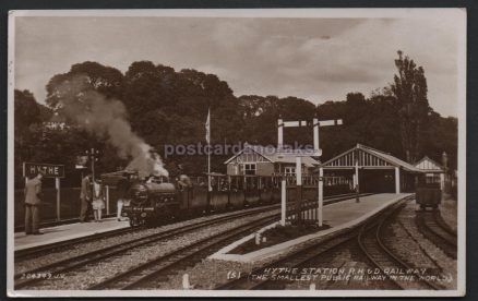 Hythe Station Railway 1948 Postcard