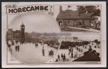 Morecombe Midland Hotel 1953 Postcard