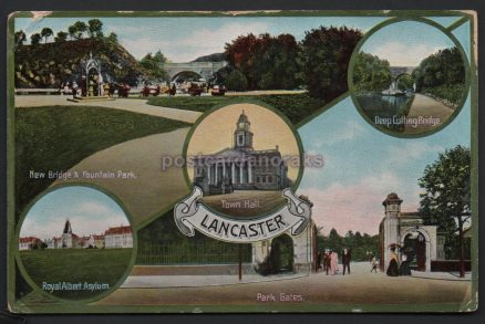 Lancaster Royal Albert Asylum 1914 Postcard