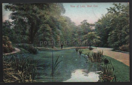 West End The Lake c.1918 Postcard