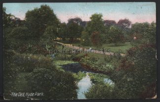 Hyde Park The Dell 1912 Postcard