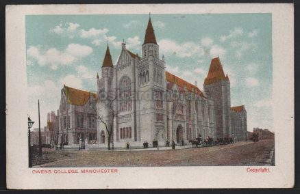 Owens College Manchester c.1918 Postcard