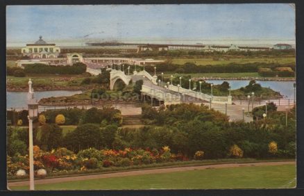 Southport Bridge Walk 1964 Postcard