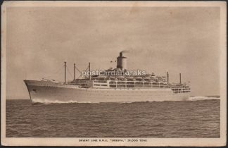 R.M.S. Orsova 1955 Postcard
