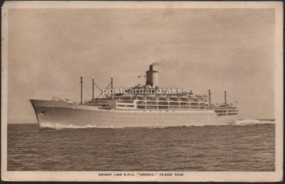 R.M.S. Orsova 1955 Postcard