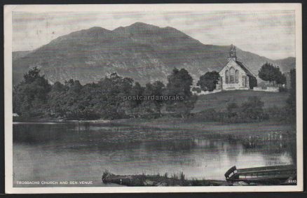 Trossachs Church Ben Venue 1949 Postcard