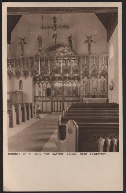 Lound St. John Church Lowestoft Postcard