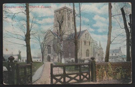 New Shoreham Church 1909 Postcard