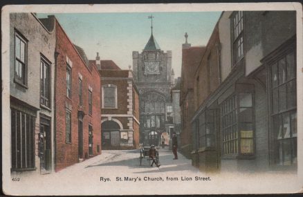 Rye St. Mary's Church 1905 Postcard