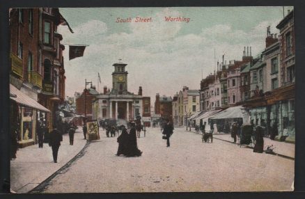 Worthing South Street 1907 Postcard.