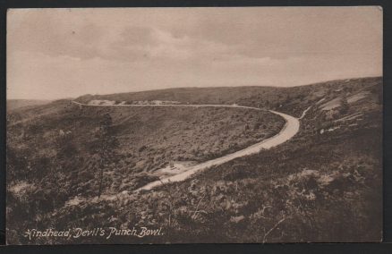 Hindhead Devil's Punch Bowl 1912 Postcard