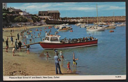 New Quay Dyfed Ermol VI 1962 Postcard